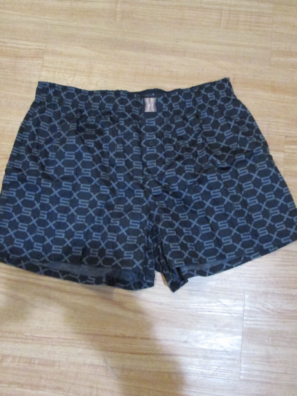 NWT Savage Fenty Men's Cotton Boxers Black Monogram Size XXL Sexy & Sleek!